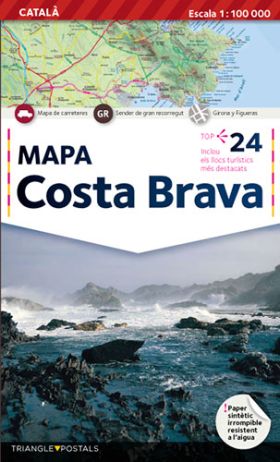 Costa Brava, mapa