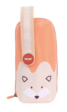 KIT 4 ESTUCHES CONT. FUN ANIMALS NARANJA