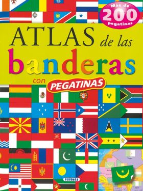 ATLAS DE BANDERAS CON PEGATINAS