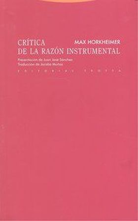 CRITICA DE LA RAZON INSTRUMENTAL