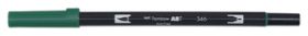 DUAL BRUSH-346 - ROTULADOR TOMBOW DOBLE PUNTA PINCEL. COLOR SEA GREEN.