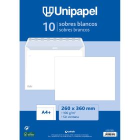 PQ.10 SOBRE BCO 260X360 100G T.SIL S.REC GRAFOPLAS