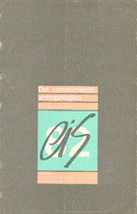 Del conocimiento antropológico