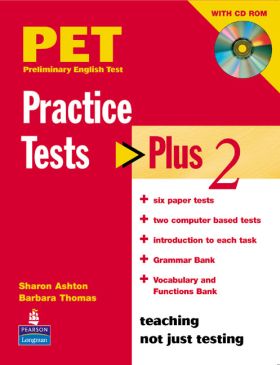 PET PRACTICE TESTS PLUS 2: BOOK WITH CD-ROM