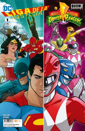 Liga de la Justicia/Power Rangers núm. 01