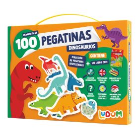 LUDUM - MALETIN 100 PEGATINAS - DINOSAURIOS