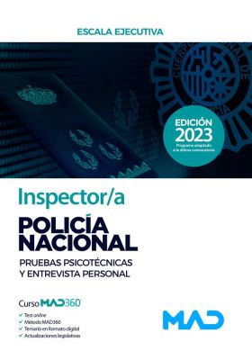 023 PSICOTECNICO INSPECTORA DE POLICÍA NACIONAL.