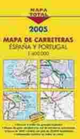 MAPA DE CARRETERAS ESPAÑA Y PORTUGAL 2005