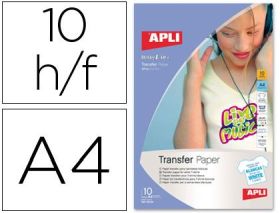 CARPETA TRANSFER APLI A4 10 H.