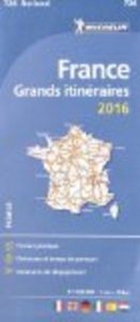 MAPA NATIONAL FRANCIA GRANDES ITINERARIOS