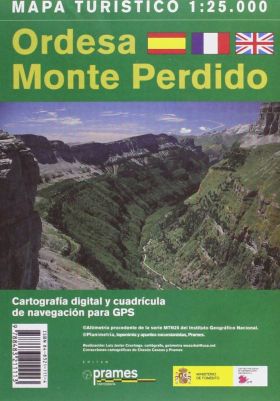 MAPA TURISTICO ORDESA MONTE PERDIDO