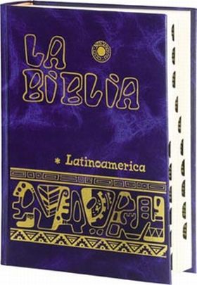 La Biblia Latinoamérica [bolsillo] cartoné color, con uñeros