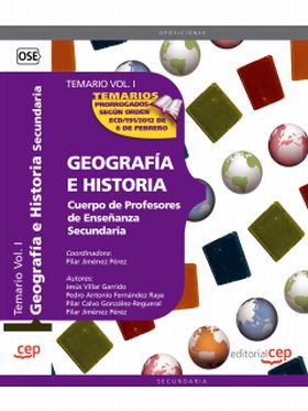 GEOGRAFIA E HISTORIA. CUERPO DE PROFESORES DE ENSE