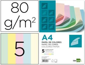 PAPEL COLOR 500 HOJAS 100 POR COLOR