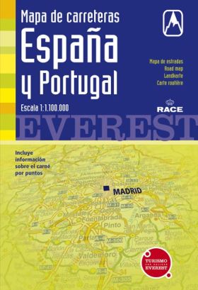 MAPA DE CARRETERAS ESPAÑA PORTUGAL