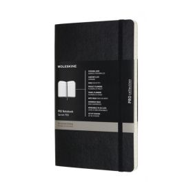 MOLESKINE LIBRETA PROFESIONAL TAPA BLANDA NEGRA LARGE 13X21 CM TS