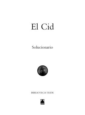 Guía didáctica. El Cid. Biblioteca Teide