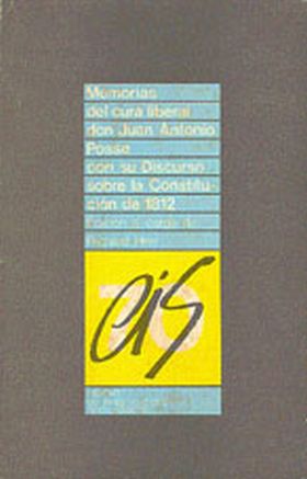 Memorias del cura liberal don Juan Antonio Posse con su discurso sobre la Consti