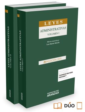 Leyes Administrativas. 2 Volúmenes (Papel + e-book)