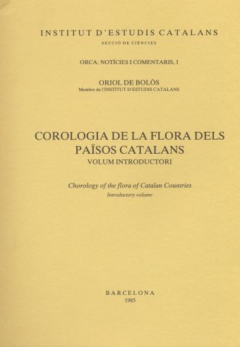 COROLOGIA DE LA FLORA DELS PAÏSOS CATALANS