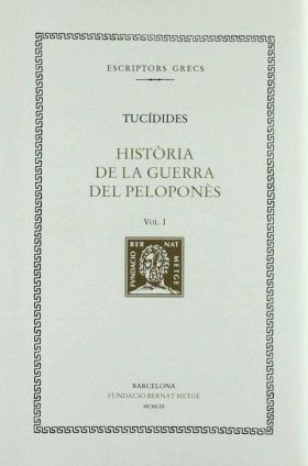 Història de la Guerra del Peloponnès, vol. I: llibre I