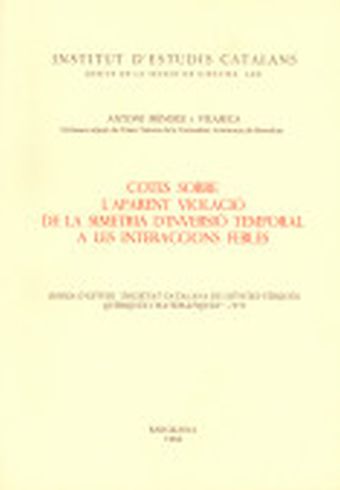 COTES SOBRE L'APARENT VIOLACIÓ DE LA SIMETRIA D'INVERSIÓ TEMPORAL