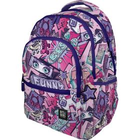 MOCHILA ROOMY B&B MANGA GRAFOPLAS
