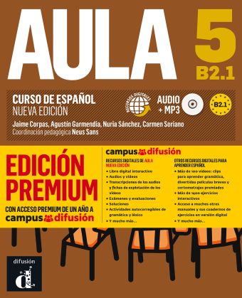 Aula Nueva Edición 5 Premium libro del alumno + CD
