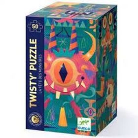 WIZZY PUZZLE LA FIESTA DE LOS MONSTRUOS DJECO