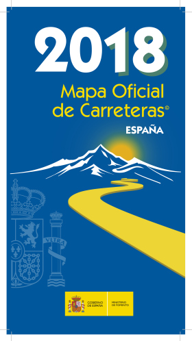 MAPA OFICIAL DE CARRETERAS 2018 ESPAÑA