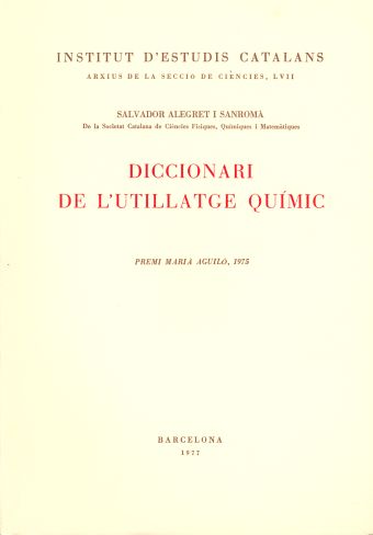 Diccionari de l'utillatge químic