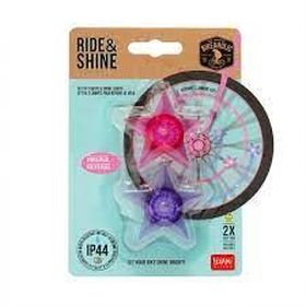 SET OF 2 BICYCLE SPOKE LIGHTS - RIDE & SHINE - UNICORN LEGAMI