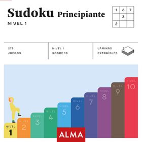SUDOKU PRINCIPIANTE. NIVEL 1 (CUADRADOS DE DIVERSIÓN) ALMA PUZZLES