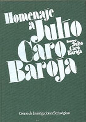 HOMENAJE A JULIO CARO BAROJA