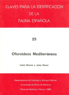 OFIUROIDEOS MEDITERRÁNEOS