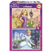 PUZZLE 2X48 DISNEY PRINCESS EDUCA