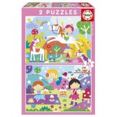 PUZZLE 2X48 MUNDO DE FANTASÍA EDUCA