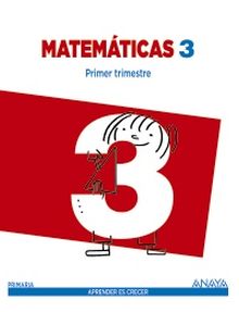 MATEMÁTICAS 3. PRIMARIA. ANAYA + DIGITAL. 2015