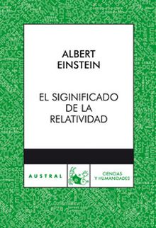 EL SIGNIFICADO DE LA RELATIVIDAD