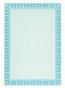 PAPEL CERTIFICADO AZUL