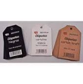 PRECISION TACO 40 ETIQUETAS CARTON KRAFT 6,5X11 CMS