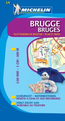 PLANO BRUGGE - BRUGES - BRUJAS