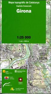 Mapa topogràfic de Catalunya 1:25 000. Capitals Comarcals 12 - Girona (2a edició