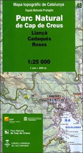 Mapa topogràfic de Catalunya 1:25 000. Espais Naturals Protegits 48 - Parc Natur