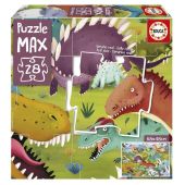 PUZZLE 28 DINOSAURIOS MAX EDUCA