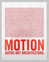 MOTION. AUTOS, ART, ARCHITECTURE