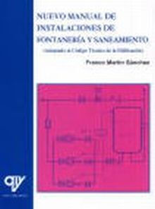 NUEVO MANUAL DE INSTALACIONES DE FONTANERIA, SANEA