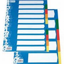 10 SEPARADORES FOLIO MULTITALADRO GRAFOPLAS