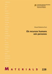 ELS RECURSOS HUMANS SÓN PERSONES