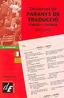 Diccionari de paranys de traducció italià-català